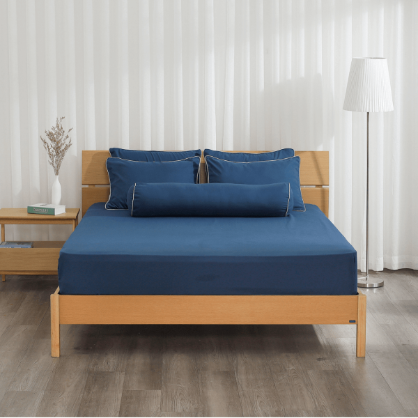 Bộ ga chun Microfiber KMS407_K-Bedding - NV