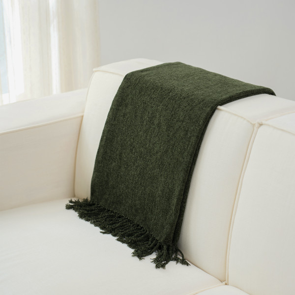 Chăn Olive Green