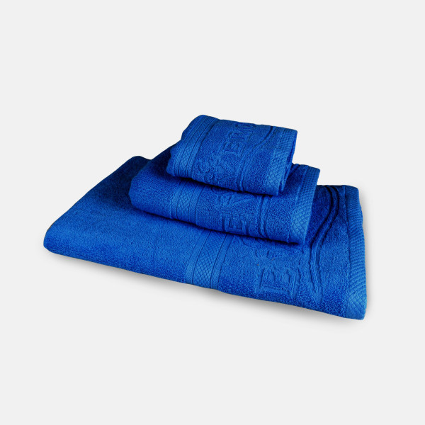 Khăn Cotton cao cấp - Họa tiết Xanh dương